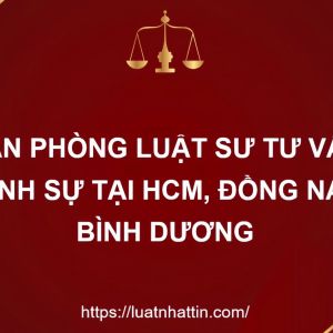 LUẬT SƯ HÌNH SỰ